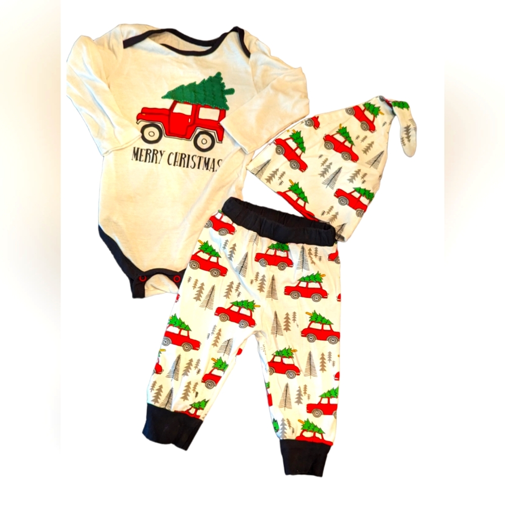 Holiday Time baby size 12 months Christmas outfit